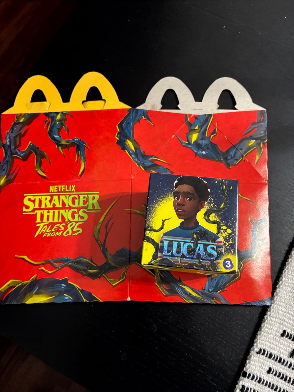 Netflix Stranger Things Tales from the Upside Down Happy Meal Box - Red